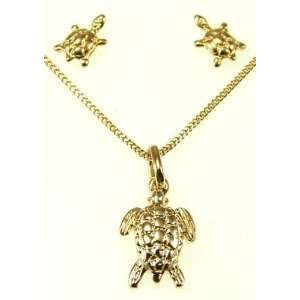 Kala isjewels   Ladies  18ct Gold Plated  Turtle  Pendant ( 0,79 