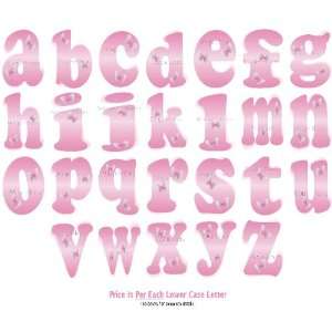 Alphabet Letter Name Wall Sticker   baby nursery girls room decor baby 