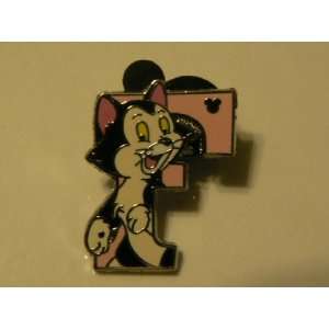 Disney Trading Pin NEW 2011 Alphabet Letter F for Figaro Hidden Mickey 