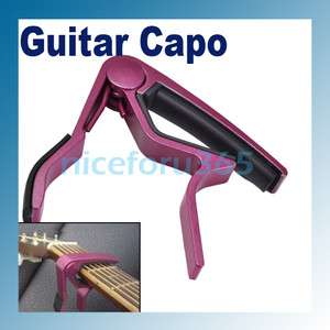 Acoustic/Electric Guitar Capo Trigger Quick Change Red  