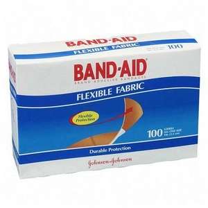 Band aid Flexible Fabric Adhesive Bandage   1   100 / Box   Beige 