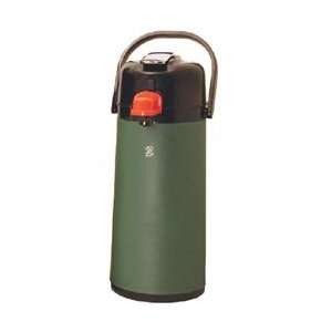 Koffee by the Kup Airpots 2.2L Green Finish ABS Plastic Lever Style 