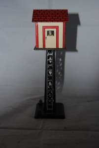 Vintage MARX Toys O Scale Model Train Metal Control Tower. M1839
