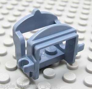 NEW Lego Minifig Sand Blue Animal SADDLE for a Horse Camel or Cow  w/2 