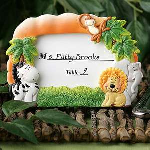   Collection Wild Animal Birthday Baby Shower Picture Frame Favors