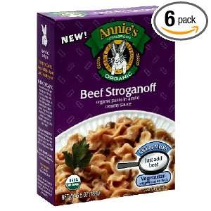 Annies Homegrown Organic Beef Stroganoff, 6.5 ounce (Pack of 6 