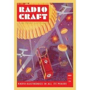  Vintage Art Radio Craft Sky Radio Blankets Enemy   07674 