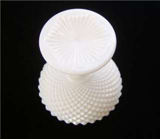 Westmoreland Milk Glass English Hobnail Compote Antique  
