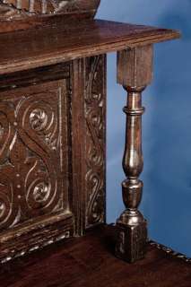 Antique Furniture Georgian English Carved Oak Server  