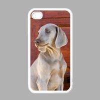 WEIMARANER DOG COVER CASE 4 APPLE IPHONE 4 MOBILE PHONE  