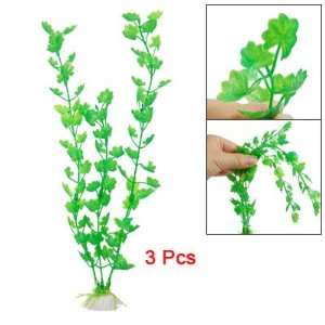   Aquascape Aquarium Green Lifelike Plant Decoration 3 Pcs