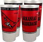 Arkansas Razorbacks 24 oz. Souvenir Cups (4 per pkg.)
