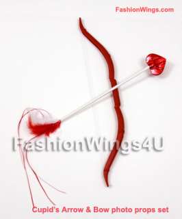 Cupids bow and arrow photo posing props costume  