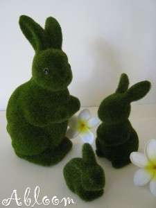 RABBIT~ Artificial Moss covered Rabbit Decoration ~  