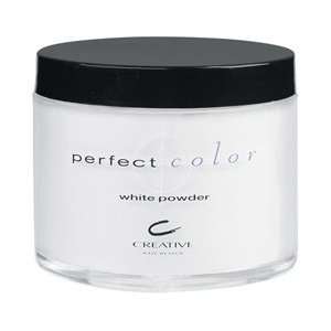  Creative Nail Design Perfect Color White Powder 0.8oz 
