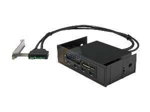   UGT CR945 9pin USB Header, PCIe USB 3.0 Upgrade Kit with Card Reader