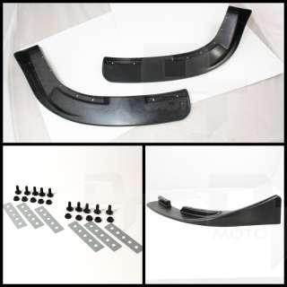   FRONT BUMPER CANARD SPLITTER DIFFUSER UNPAINTED w/ SCREWS  