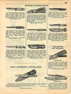 1942 Kinfolk Hunting Knives Marble Safety Axes Axe ad  