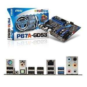  New   MSI P67A GD53 (B3) Desktop Motherboard   Intel P67 