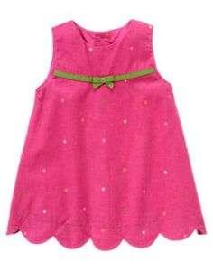  Gymboree Baby Girls 3 6 MOS NEW CUTE AS A MOUSE Pink Corduroy Jumper 