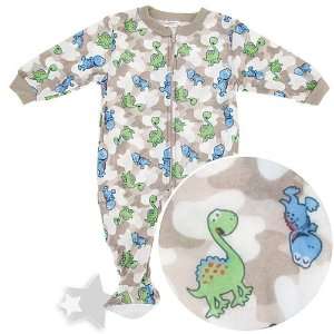   Dinosaur Camo Footed Sleeper Pajamas for Infant Boys 24 Months Baby