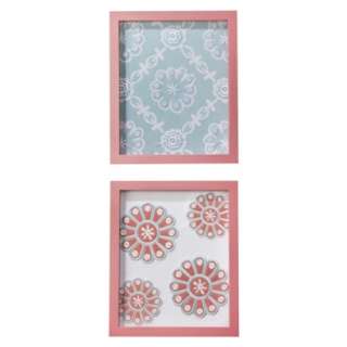 CoCaLo 2pc Framed Wall Art Dahlia