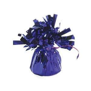  Purple Foil Covered Balloon Weights [Health and Beauty 