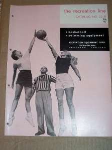 Vtg Recreation Equipment Catalog~Playground/Basketball  