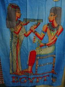New Egyptian Cotton Bath & Beach Towel Eye Of Horus & Egyptian goddess 
