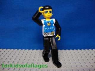 Large/Tall Lego Technic Man Figure Police Officer Guy  