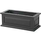 dmc 70825 24 black savannah wood window planter box returns