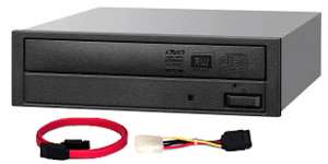 SONY AD 7280S DVD CD INTERNAL DRIVE w/ SATA CABLE AND IDE to SATA 