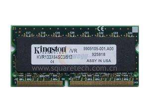    Kingston 512MB 144 Pin SO DIMM PC 133 Laptop Memory Model 