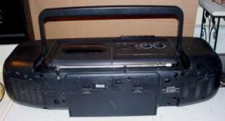   55 AM FM Stereo Radio Cassette CD Player Boombox Cassette Issue  