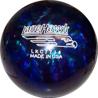 12 lb # LaneHawk Blue Green Purple Bowling Ball FREE SHIP  