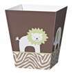 Tiddliwinks Madagascar Waste Basket   Brown/ White/ Green 