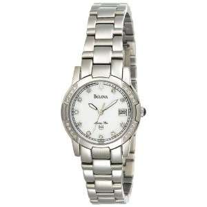 New, Authentic Bulova Marine Star Diamond Bezel Watch, Ladies / Womens 