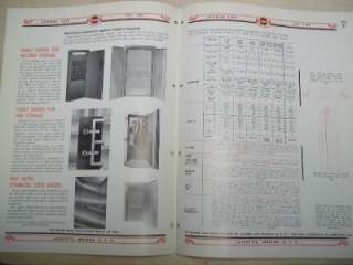 Vtg Schwab Safe Co Brochure~Vault Doors/Burglar Chest~Catalog  