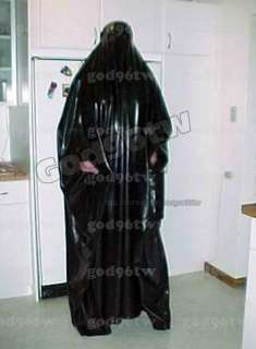   Gummi Zentai catsuit bodysuit Burqa Gothic Halloween Catsuit  