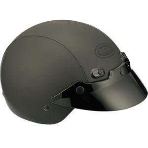  Bell Shorty Helmet   Large/Black Hide Automotive