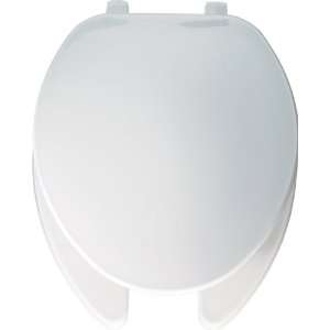 Bemis 175 BEMIS White Elongated Open Front Toilet Seat With Cover And 
