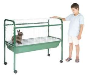 NEW Rabbit Guinea Pig Cage Hutch 40x22x37 With Stand  