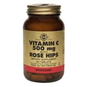  Vitamin C 500 mg with Rose Hips 100 Tablets Health 