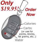 CALORIE POINTS FAT COUNTER TRACKER FOR WEIGHT WATCHERS  