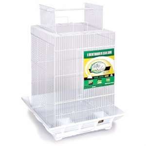    Clean Life Play Top Bird Cage   Green & White