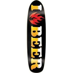  Black Label Blacklight I Love Beer Ripper Skateboard Deck 