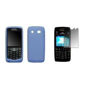  BlackBerry Pearl 3G 9100   Premium Blue Soft Silicone Gel 