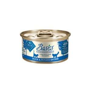 Blue Buffalo Basics Duck and Potato Formula Canned Cat Food 24/3 oz 
