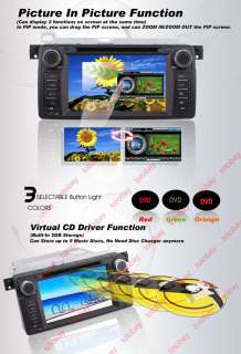 Car DVD Player GPS Nav /4 RADIO BLUETOOTH For BMW 3 Series E46 