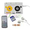 2GB SD + Card Cassette Adapter For Car  Tape Player  